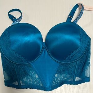 VS 38DD Lace/Rhinestone Bustier